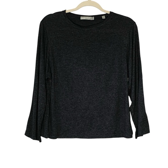 Vince super‎ soft dark charcoal gray long sleeve t-shirt. Size S - Picture 1 of 8